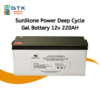 SunStone Power Deep Cycle 12V 220AH Gel Battery
