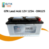 GTK Lead Acid 12V 125A -DIN125